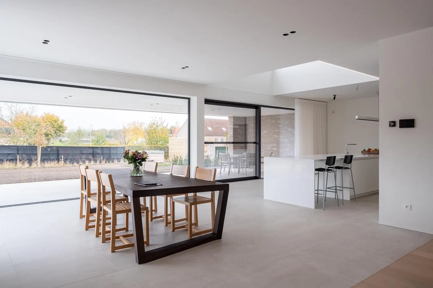 Woning en badkamer in microcement, Gent
